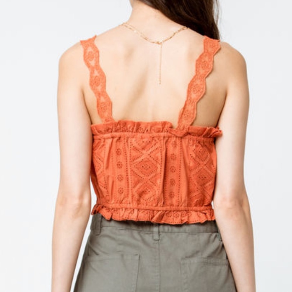 NWT. Rust crop - Picture 4 of 4